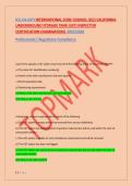 ICC-CA-USTI INTERNATIONAL CODE COUNCIL &lpar;ICC&rpar; CALIFORNIA &NewLine;UNDERGROUND STORAGE TANK &lpar;UST&rpar; INSPECTOR &NewLine;CERTIFICATION EXAMINATION&vert; 2025&sol;2026 &NewLine;Professional &sol; Regulatory Compliance