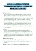 NIMS-IS 200&period;C FINAL PRACTICE&NewLine;EXAMINATION 2026 QUESTIONS WITH&NewLine;ANSWERS GRADED A&plus;