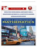 Instructor&rsquo;s Testing Manual for Using & Understanding Mathematics 7th Edition by Bennett & Briggs &lpar;Dawn Dabney&rpar; &vert; Verified Tests &vert; All Chapters &vert; 2026&NewLine;