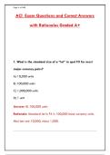  ACI CERTIFICATION EXAM &ndash; 300 ACCURATE QUESTIONS & CORRECT ANSWERS WITH DETAILED RATIONALES &vert; FX&comma; MONEY MARKETS&comma; DERIVATIVES&comma; RISK MANAGEMENT&comma; ETHICS & SETTLEMENTS &vert; LATEST UPDATED EDITION