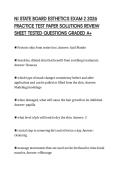 NJ STATE BOARD ESTNJ STATE BOARD ESTHETICS EXAM 2 2026 &NewLine;PRACTICE TEST PAPER SOLUTIONS REVIEW &NewLine;SHEET TESTED QUESTIONS GRADED A&plus;