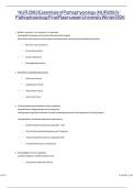 NUR 2063 Essentials of Pathophysiology &lpar;NUR2063&rpar; &sol; Pathophysiology Final Rasmussen University Winter 2026&NewLine;