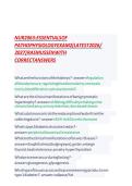 NUR 2063 &sol; NUR2063&colon; Essentials of Pathophysiology Exam 2 &lpar;Latest 2026 &sol; 2027&rpar; Rasmussen&NewLine;