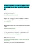 NON CDL VEHICLES CLASS C EXAM SCRIPT &NewLine;2026 QUESTIONS AND ANSWERS GRADED &NewLine;A&plus;