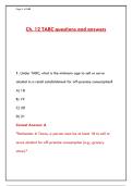 TABC CERTIFICATION EXAM &ndash; 300 REALISTIC PRACTICE QUESTIONS WITH CORRECT ANSWERS & DETAILED RATIONALES