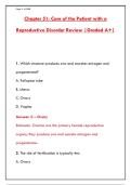 REPRODUCTIVE HEALTH EXAM &ndash; 300 REALISTIC PRACTICE QUESTIONS WITH CORRECT ANSWERS & DETAILED RATIONALES