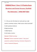COMSAE PHASE 1 EXAM &ndash; 300&plus; REALISTIC PRACTICE QUESTIONS WITH CORRECT ANSWERS & DETAILED RATIONALES
