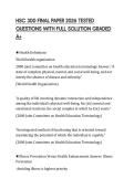 HSC 300 FINAL CERTIFICATION EVALUATION&NewLine;TEST 2026 FULL QUESTIONS AND CORRECT&NewLine;ANSWERS ALREADY PASSED GRADED A&plus;