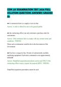 CON 237 EXAMINATION TEST 2026 FULL&NewLine;SOLUTION QUESTIONS ANSWERS GRADED&NewLine;A&plus;