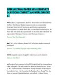 CON 237 FINAL PAPER 2026 COMPLETE&NewLine;QUESTIONS CORRECT ANSWERS GRADED&NewLine;A&plus;&NewLine;