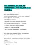 IAABO REFRESHER ACTUAL TEST PAPER 2026&NewLine;COMPLETE QUESTIONS AND SOLUTIONS&NewLine;GRADED A&plus;