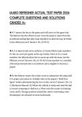 IAAI CFI ACTUAL EXAM SOLVED&NewLine;QUESTIONS 2026 FULL SOLUTION PACK&NewLine;GRADED A&plus;