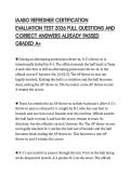 IAABO REFRESHER FINAL PAPER 2026 TESTED&NewLine;QUESTIONS WITH FULL SOLUTION GRADED&NewLine;A&plus;