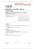  2026 Update OCR A Level Sociology H580-02 Researching and Understanding Social Inequalities Verified Question Paper