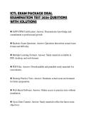 ICT QUESTIONS AND ANSWERS&NewLine;EXAMINATION TEST 2026 QUESTIONS&NewLine;WITH SOLUTIONS