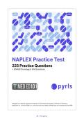 NAPLEX Practice Test 225 Practice Questions ALGRAWANY 