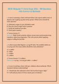 HESI Midpoint Exam V1 Style 2026&colon; 180 Practice Questions with Answers & Rationales &lpar;NCLEX Prep&rpar;