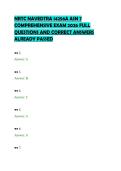 NRTC NAVEDTRA 14256A ASN 7 &NewLine;COMPREHENSIVE EXAM 2026 FULL &NewLine;QUESTIONS AND CORRECT ANSWERS &NewLine;ALREADY PASSED 
