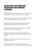 CPACE TEST 2026 COMPLETE&NewLine;QUESTIONS AND VERIFIED&NewLine;ANSWERS