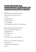 CPACE TEST BANK 2026&NewLine;COMPREHENSIVE QUESTIONS AND&NewLine;ACCURATE SOLUTIONS VERIFIED