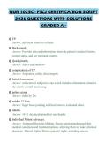 NUR 1025C - FSCJ CERTIFICATION SCRIPT&NewLine;2026 QUESTIONS WITH SOLUTIONS&NewLine;GRADED A&plus;