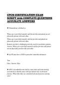 CPCM CERTIFICATION EXAM&NewLine;SCRIPT 2026 COMPLETE QUESTIONS&NewLine;ACCURATE ANSWERS&NewLine;