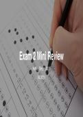 BIOS251 Exam 2 Mini Review  Chamberlain College of Nursing 2025&sol;2026