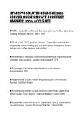 ISFM FSVO STUDY ACTUAL TEST PAPER&NewLine;2026 QUESTIONS WITH VERIFIED&NewLine;ANSWERS GRADED A&plus;
