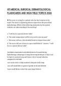 ATI MEDICAL SURGICAL DERMATOLOGICAL&NewLine;FLASHCARDS AND HIGH-YIELD TOPICS 2026&NewLine;