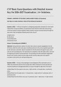 CVP Basic Exam &ndash; 2026&sol;2027 Examination Questions with Detailed Answer Key