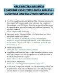 ATLS WRITTEN REVIEW A&NewLine;COMPREHENSIVE STUDY GUIDE 2026 FULL&NewLine;QUESTIONS AND SOLUTIONS GRADED A&plus;&NewLine;