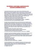 NS VERSION 3 HESI EXAM 3 QUESTIONS WITH ACCURATE ANSWERS RATED A&plus;