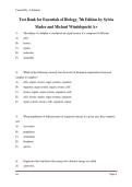 Test Bank Essentials of Biology 7th Edition Mader Windelspecht Questions Answers PDF Download&NewLine;&NewLine;