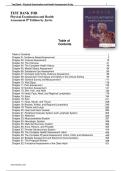 Physical Examination and Health Assessment 8th Edition Jarvis Test Bank Updated Latest 2025&ndash;2026 Comprehensive Exam Prep Resource for Health Assessment and Clinical Examination Mastery with Practice Questions&comma; Detailed Solutions&comma; and Real Exam Insights fo