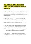 CPIA BUNDLED EXAMS FINAL STUDY&NewLine;GUIDE 2026 QUESTIONS WITH ANSWERS&NewLine;GRADED A&plus;
