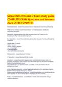 Galen NUR 210 Exam 3 Exam study guide &NewLine;COMPLETE EXAM Questions and Answers  &NewLine;2026 LATEST UPDATE&excl;&excl;