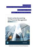 Solution Manual Construction Accounting and Financial Management 4th Edition Peterson Chapters 1 to 18 Answers PDF Download&NewLine;&NewLine;