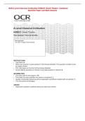 OCR A Level Classical Civilisation H408&sol;21 Greek Theatre  Combined &NewLine;Question Paper and Mark Scheme 
