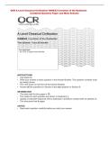 OCR A Level Classical Civilisation H408&sol;23 Invention of the Barbarian &NewLine;Combined Question Paper and Mark Scheme 