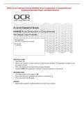 OCR A Level Classical Greek H444&sol;02 Prose Composition or Comprehension  &NewLine;Combined Question Paper and Mark Scheme 