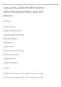 FLORIDA EDUCATIONAL LEADERSHIP EXAM &ndash;QUESTIONS AND CORRECT&NewLine;ANSWERS &lpar;VERIFIED ANSWERS&rpar; PLUS RATIONALES 2026 Q&A &vert; INSTANT&NewLine;DOWNLOAD PDF&period;