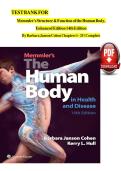 Test Bank Memmlers Structure and Function of the Human Body 14th Edition Cohen&vert;&vert;ISBN NO-10&comma;1496380509&vert;&vert;ISBN NO-13&comma;978-1496380500&vert;&vert;Complete Guide&vert;&vert;Latest Update&NewLine;