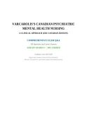 Varcarolis&rsquo;s Canadian Psychiatric Mental Health Nursing &lpar;2nd Canadian Edition&rpar; &vert; 2025&ndash;2026 Comprehensive Exam Q&A with 100 Verified Answers