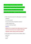 Missouri Agricultural Safety Technician &NewLine;Examination Practice Exam Questions With &NewLine;Correct Answers &lpar;Verified Answers&rpar; Plus &NewLine;Rationales 2026 Q&A &vert; Instant Download Pdf