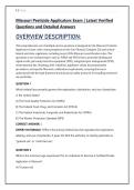 Missouri Pesticide Applicators Exam &vert; Latest Verified Questions and Detailed Answers 