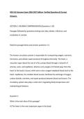 HESI A2 Entrance Exam 2026 2027 Edition Verified Questions & Correct Answers