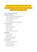 AIRFRAME AND POWERPLANT &lpar;A&P&rpar; ORAL AND PRACTICAL STUDY GUIDE 2025-2026 FAA MECHANIC O&P EXAM PREP