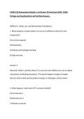 CHEM 210 Biochemistry Module 1 to 8 Exams- & Final Exam &lpar;2025 2026&rpar; Portage Learning Questions 