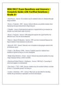 WGU D017 Exam Questions and Answers &vert;&NewLine;Complete Guide with Verified Solutions &vert;&NewLine;Grade A&plus;