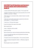 G-22 FDNY Test 55 Questions and Answers &vert;&NewLine;Complete Guide with Verified Solutions &vert;&NewLine;Grade A&plus;